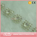 transparent platic cup chain with clear rhinestone STRBT-SK139